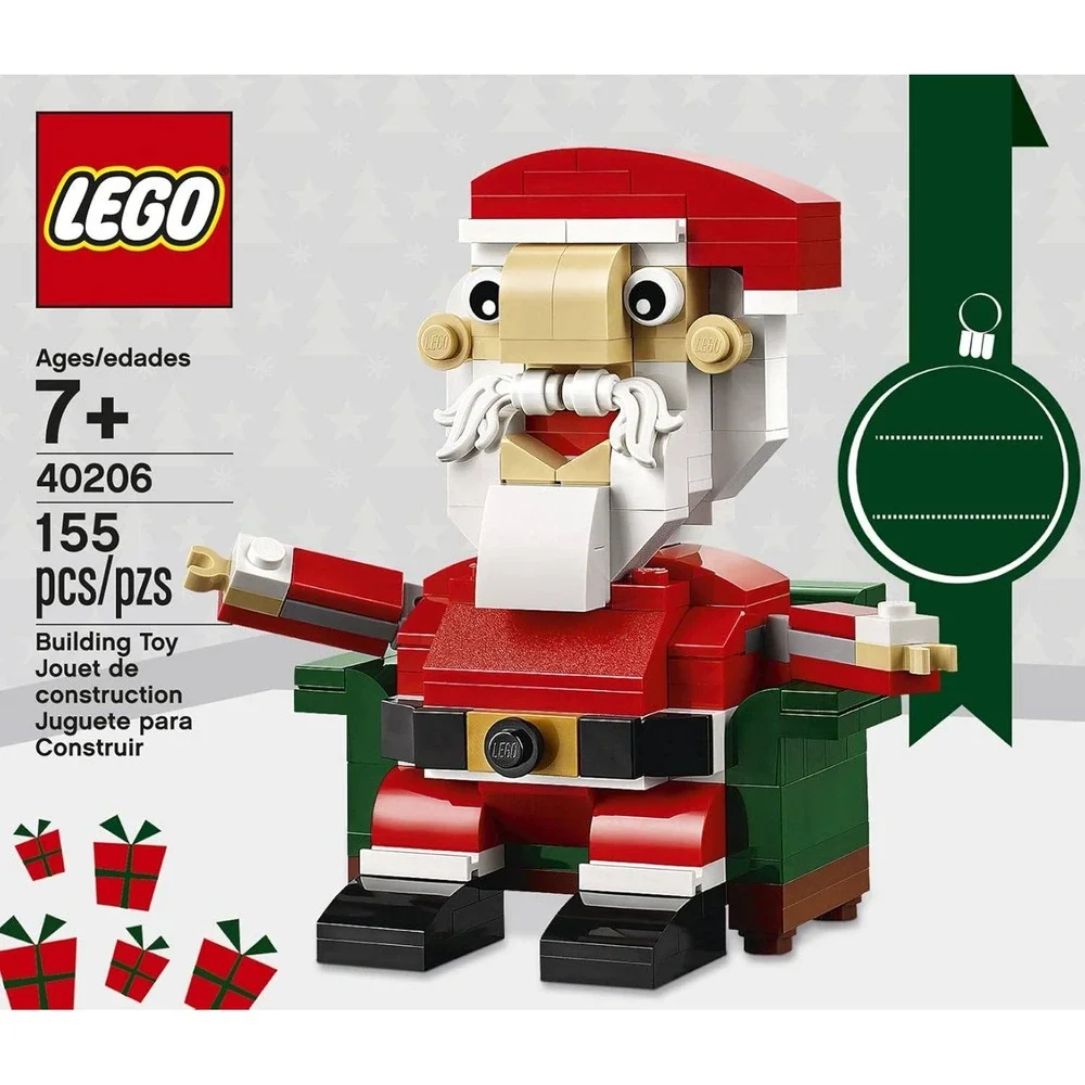 Lot of 2 LEGO 40206 Santa Claus Christmas Building Toy Sets 155 Pcs Each New - Picture 4 of 9